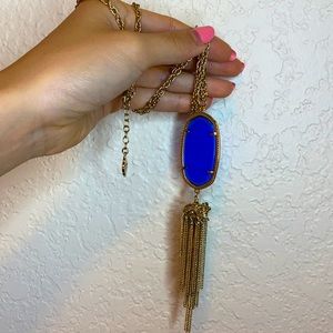Kendra Scott Rayne Necklace in Cobalt